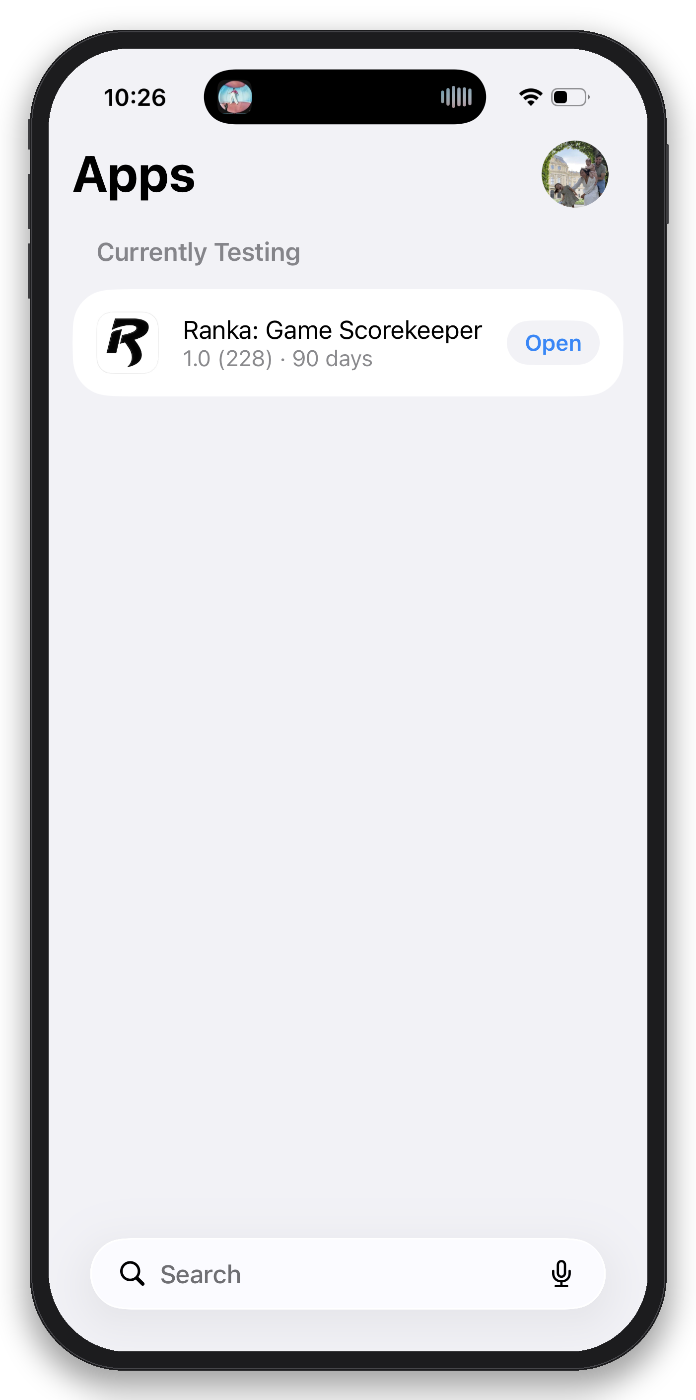 Install Ranka from TestFlight screenshot